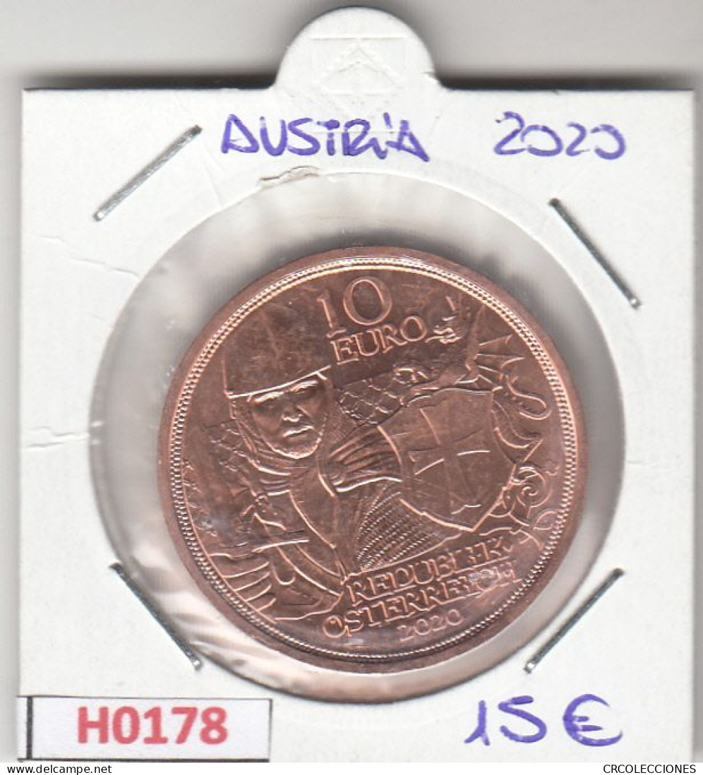 H0178 MONEDA AUSTRIA 10 EUROS 2020 SIN CIRCULAR - Autriche