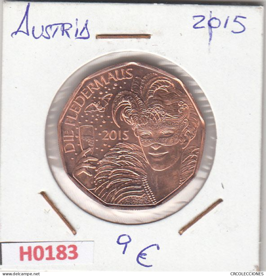 H0183 MONEDA AUSTRIA 5 EUROS 2015 SIN CIRCULAR - Oesterreich