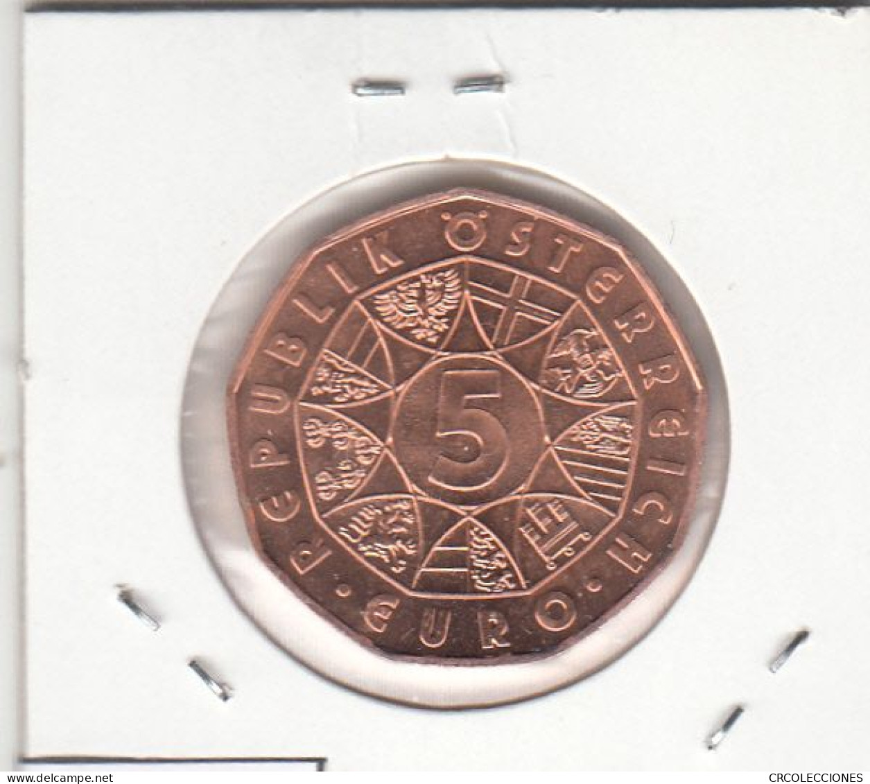 H0186 MONEDA AUSTRIA 5 EUROS 2017 SIN CIRCULAR - Autriche