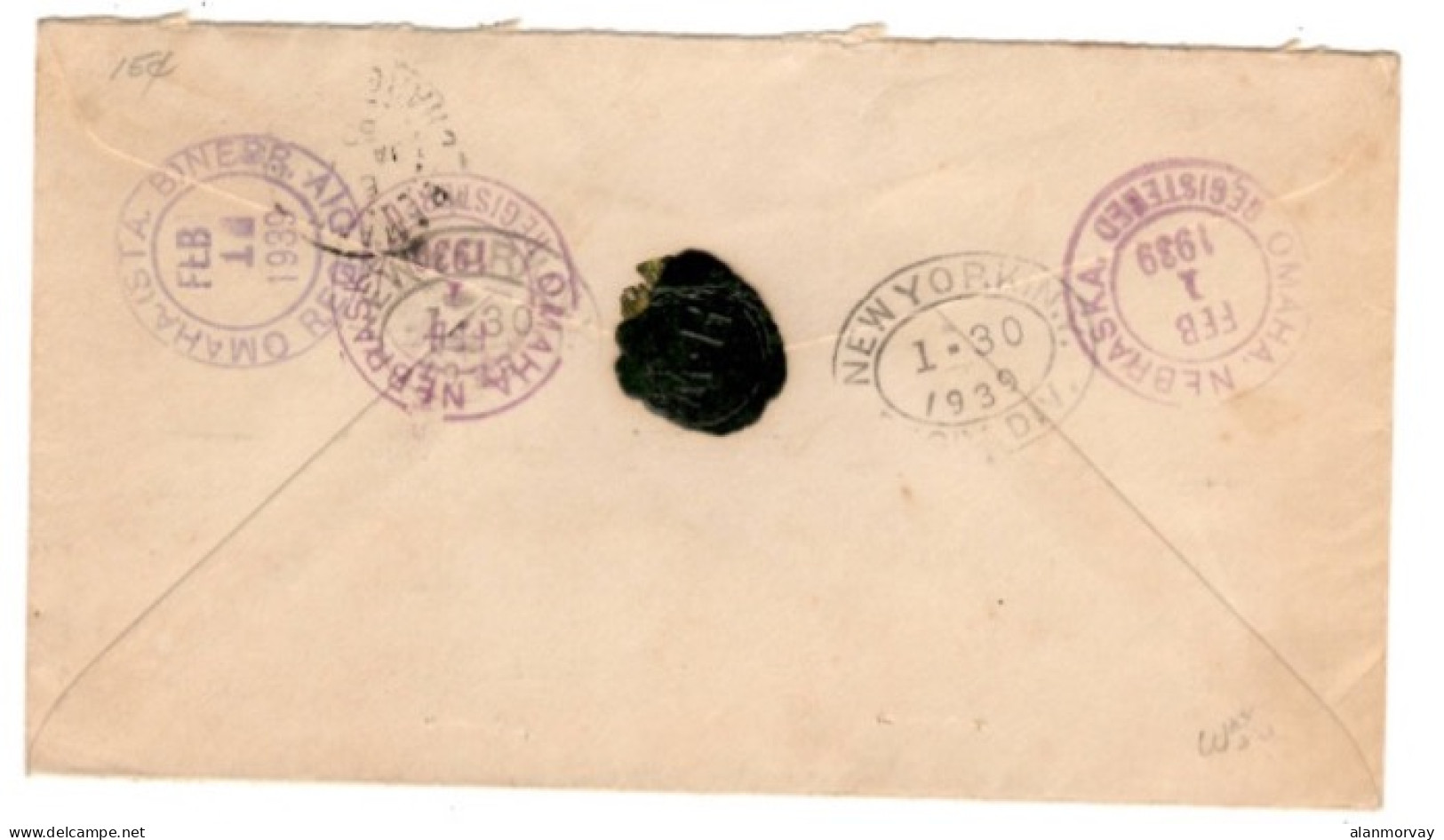 French Sudan - 1939 Registered Koutiala Cover To The USA - Briefe U. Dokumente