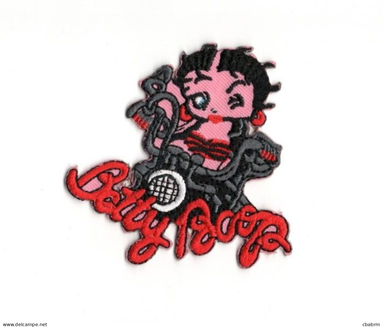 BETTY BOOP PATCH ECUSSON Patch Thermocollant MOTO - Objets Dérivés