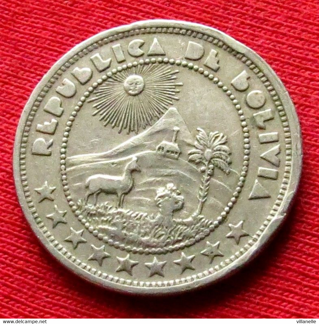 Bolivia 10 Centavos 1937 Bolivie W ºº - Bolivie