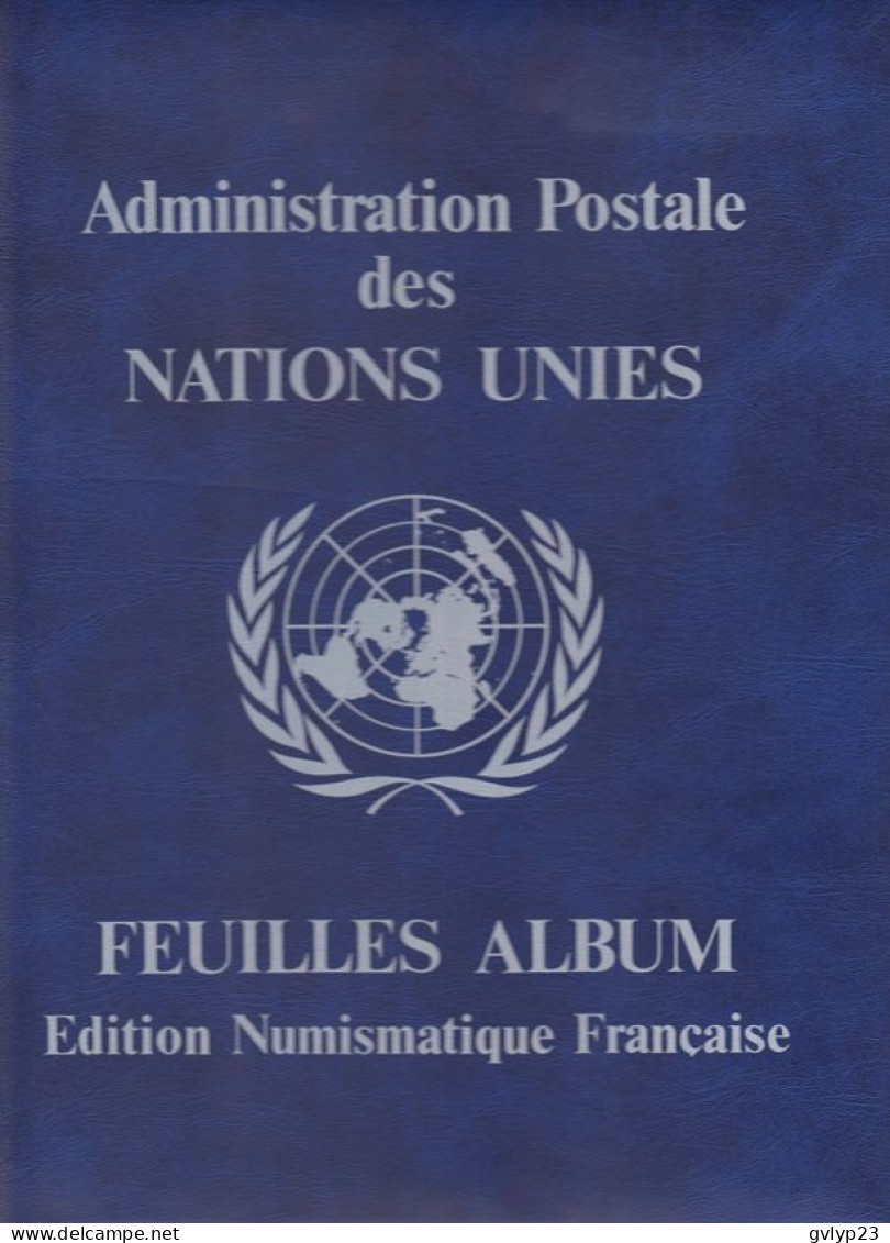 ALBUM  éTAT NEUF DRAPEAUX DES ETATS MEMBRES DE L'ONU  NEW YORK + VIENNE+ GENEVE  1980+1981 - Lots & Serien