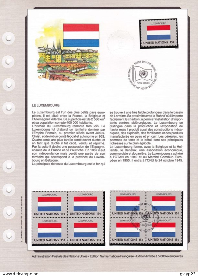 ALBUM  éTAT NEUF DRAPEAUX DES ETATS MEMBRES DE L'ONU  NEW YORK + VIENNE+ GENEVE  1980+1981 - Collections, Lots & Séries