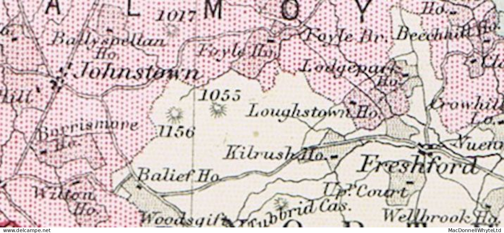 Ireland Tipperary Kerry 1809 Letter To Archdeacon St. Leger At Templenoe With Clear TIPPERARY/108 Mileage Mark, No Charg - Prefilatelia