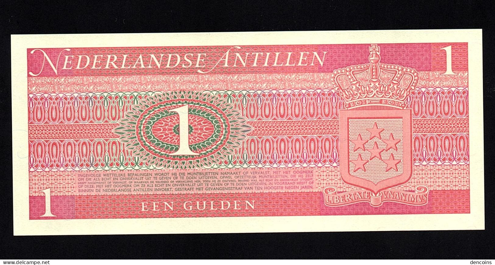 NETHERLANDS ANTILLES  P-20  1 Gulden  1970  Serie D -  UNC  NEUF  SIN CIRCULAR - Sonstige – Amerika