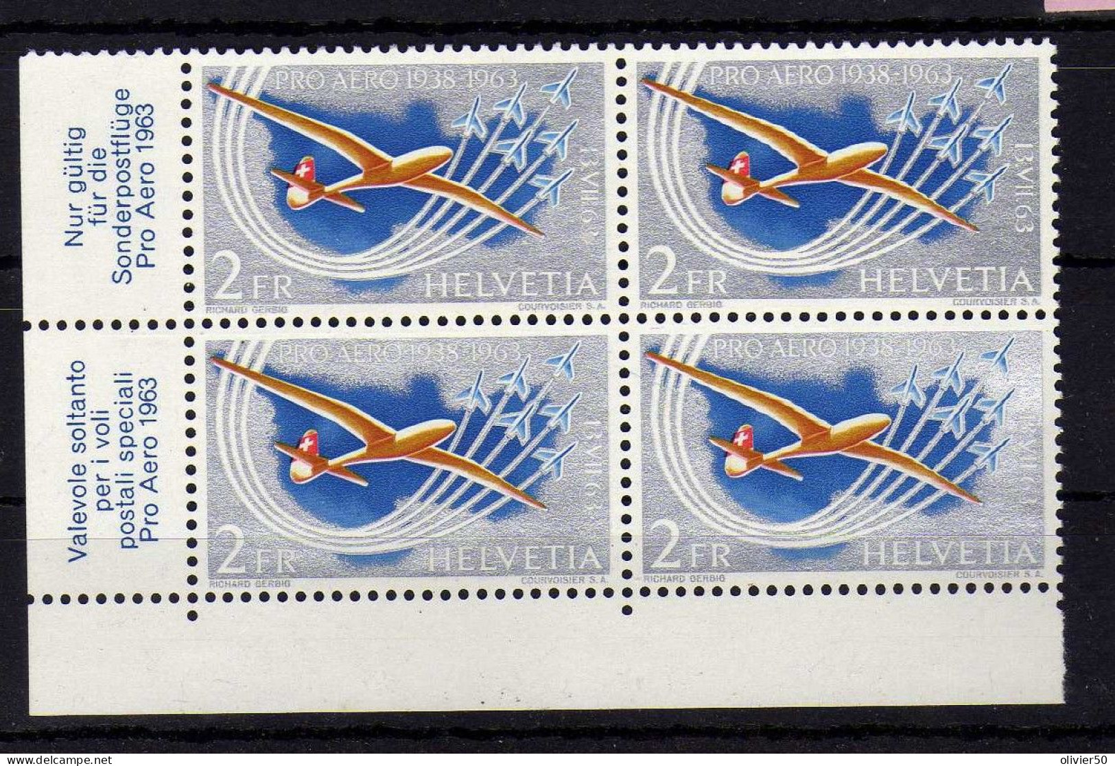 Suisse (1963) - P A Pro-Aero  - Neufs** - MNH - Neufs