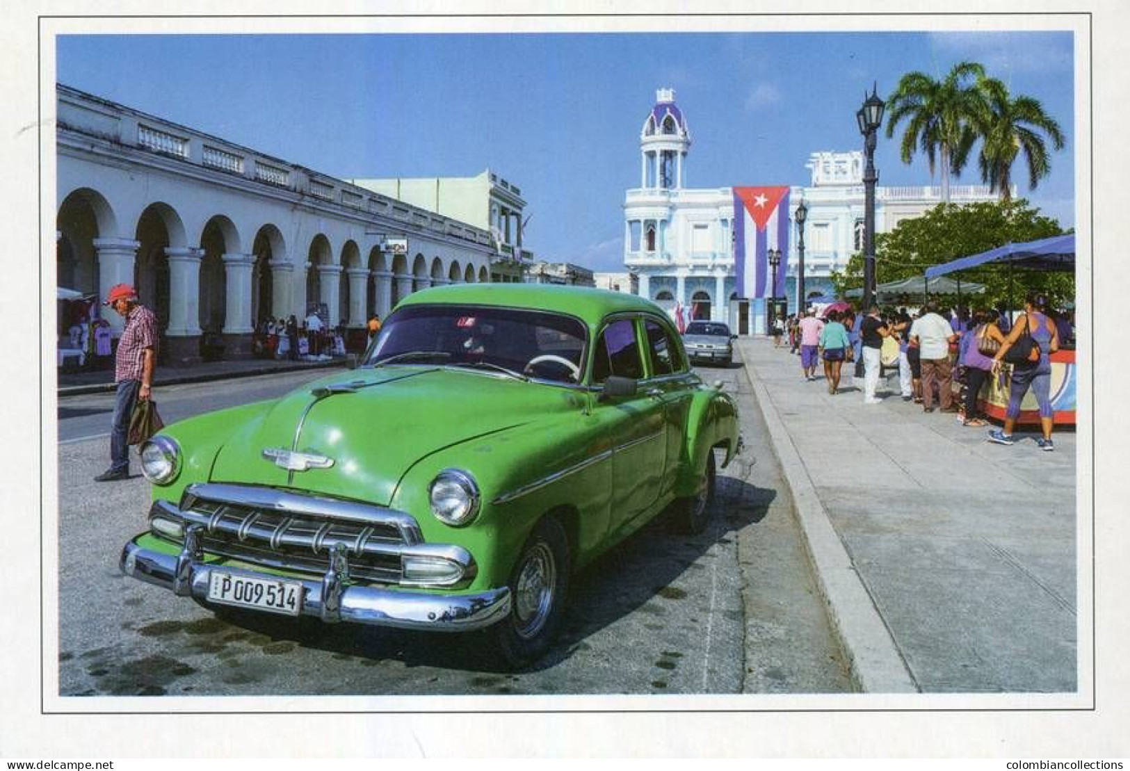 Lote PEP1505, Cuba, Entero Postal, Stationery, Cienfuegos, Auto Antiguo - Tarjetas – Máxima