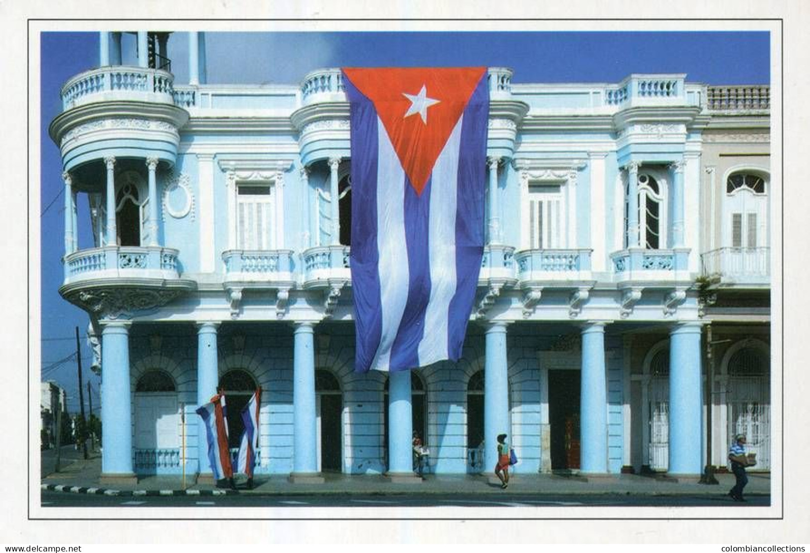 Lote PEP1508, Cuba, Entero Postal, Stationery, Cienfuegos, Casa De La Cultura, Bandera, Flag - Maximumkarten