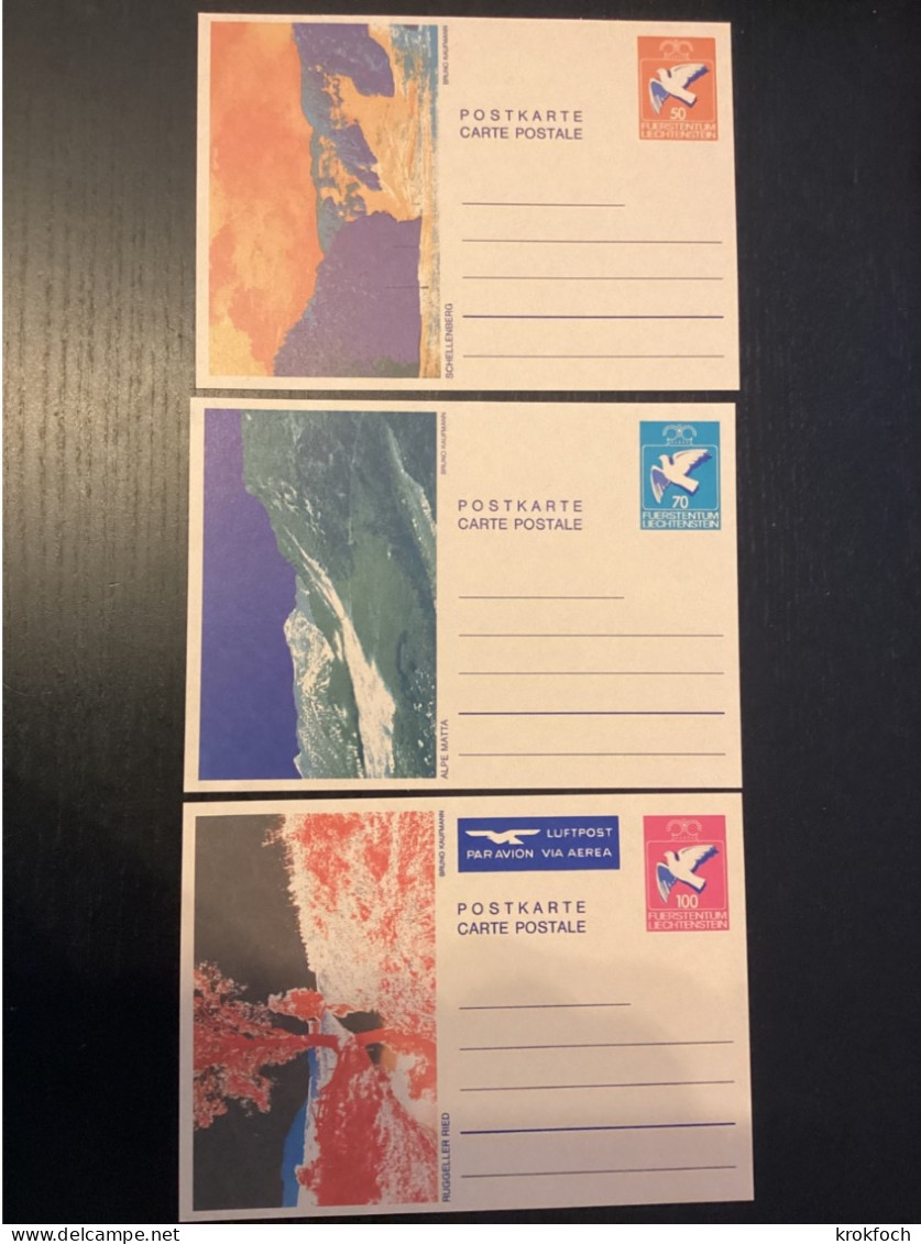 Postkarte 50 & 70 & 100 - Vogel  Oiseau Couronne Kronen - Ganzsache Entier - Postwaardestukken