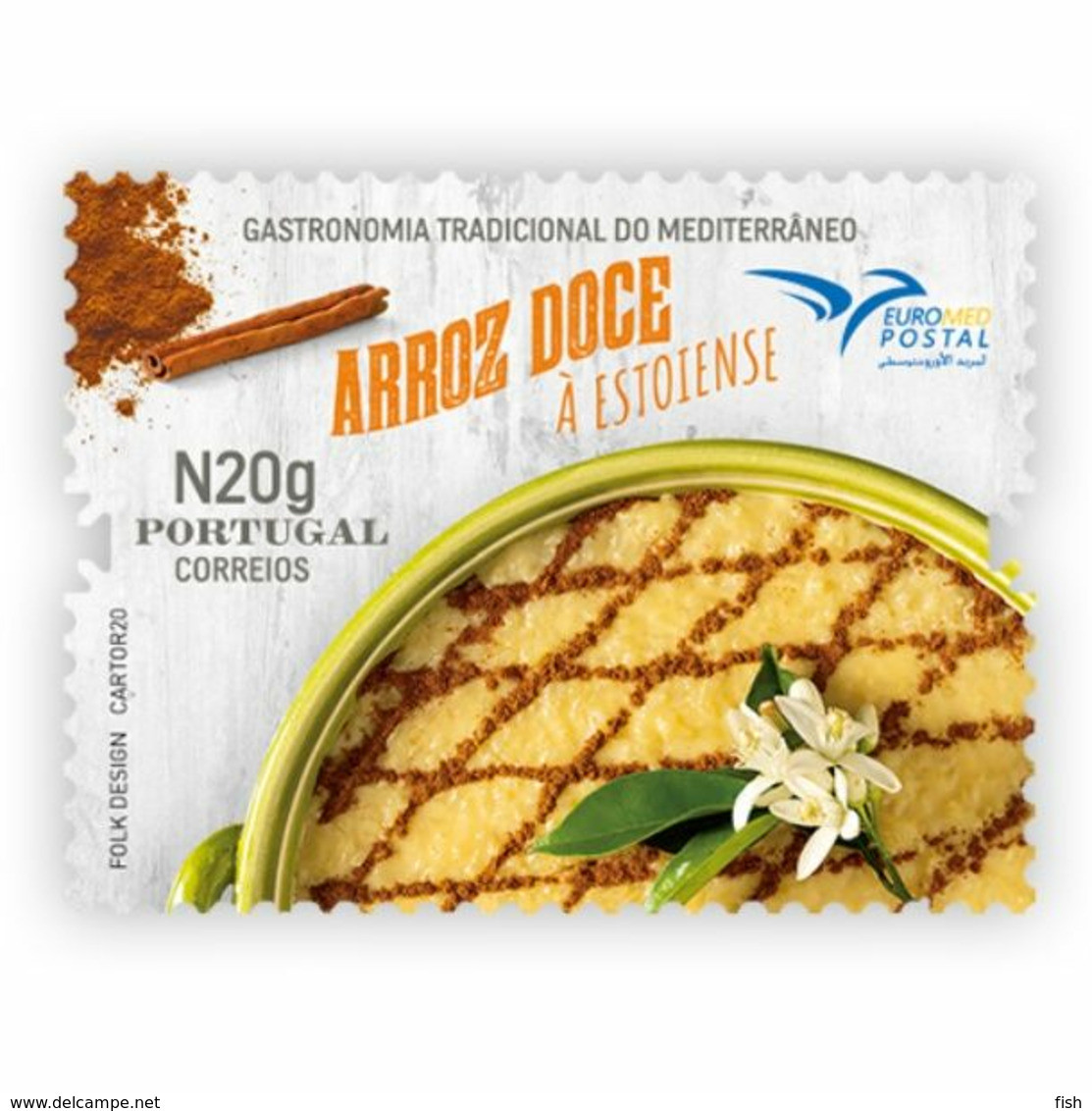 Portugal ** & Traditional Mediterranean Cuisine, Estoiense Rice Pudding 2020 (86429) - Alimentation