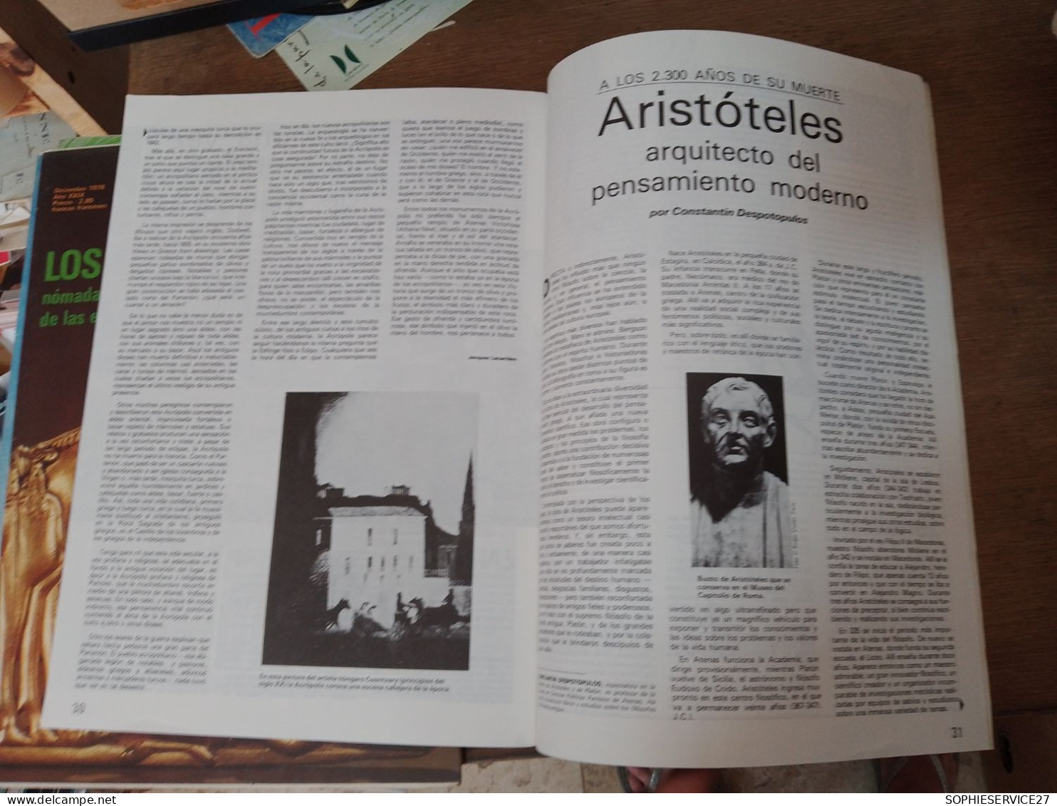 130 //  EL CORREO / UNA VENTANA ABIERTA AL MUNDO / UNESCO 1977 / LA ACROPOLIS EN PELIGRO - Culture