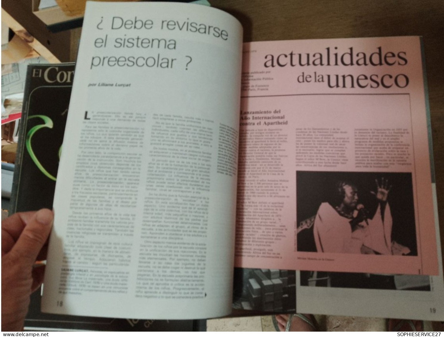 130 //  EL CORREO / UNA VENTANA ABIERTA AL MUNDO / UNESCO 1978 / LOS MENORES DE SEIS ANOS - Cultura