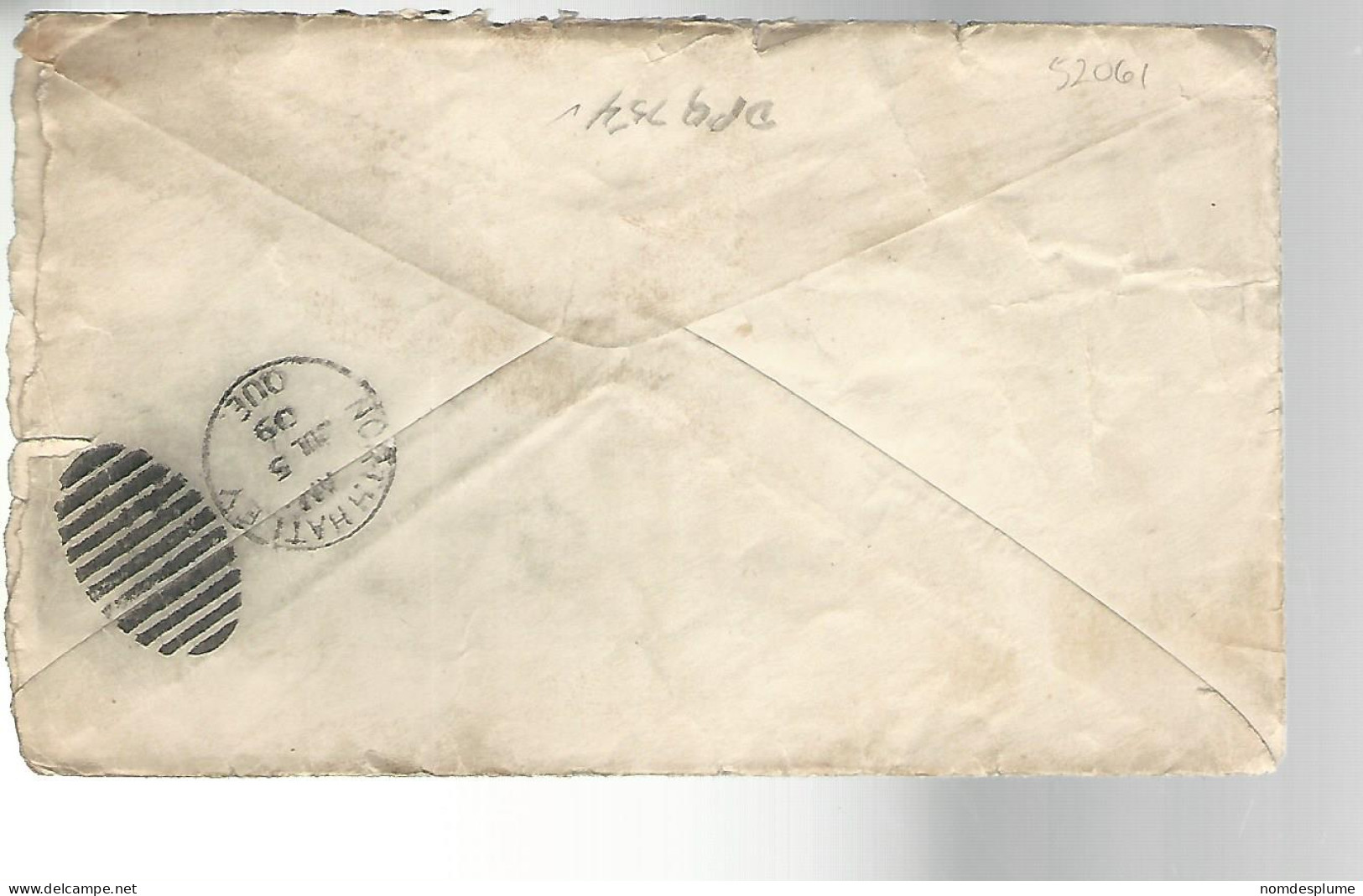 52061 ) Cover Canada  Postmark Duplex - 1903-1954 Reyes