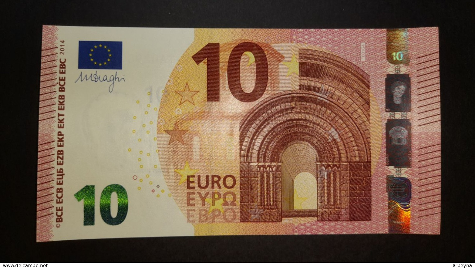 Ireland  10TA T001   UNC   Draghi  Signature - 10 Euro