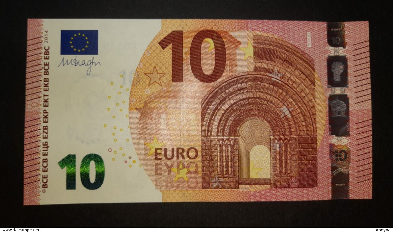 Greece 10YA Y001-A1   UNC   Draghi  Signature - 10 Euro