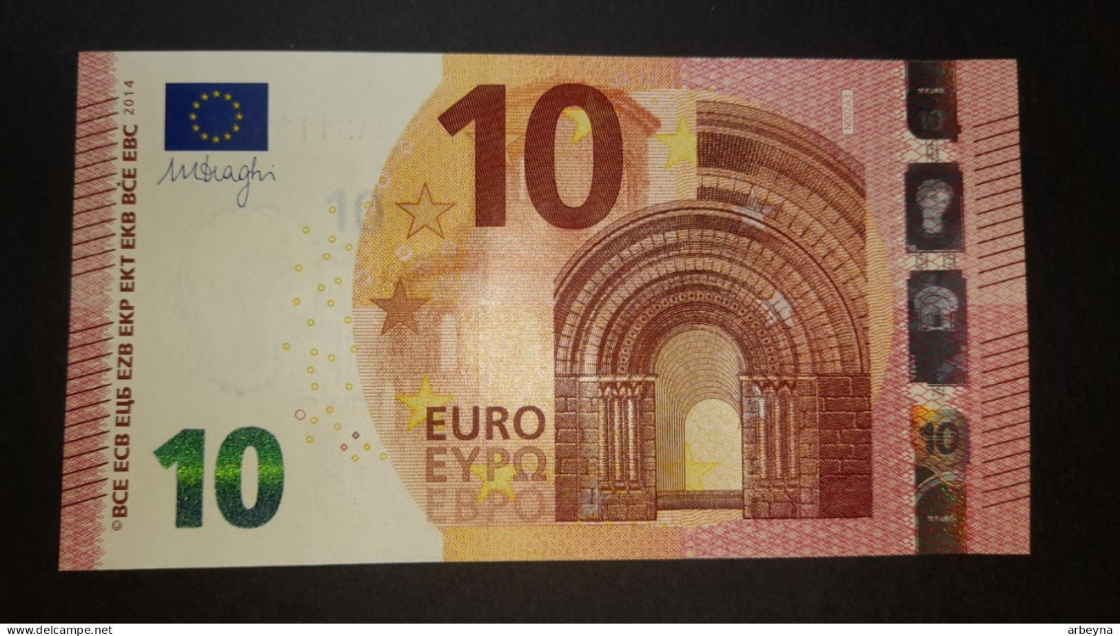 Austria 10NA N002   UNC   Draghi  Signature - 10 Euro