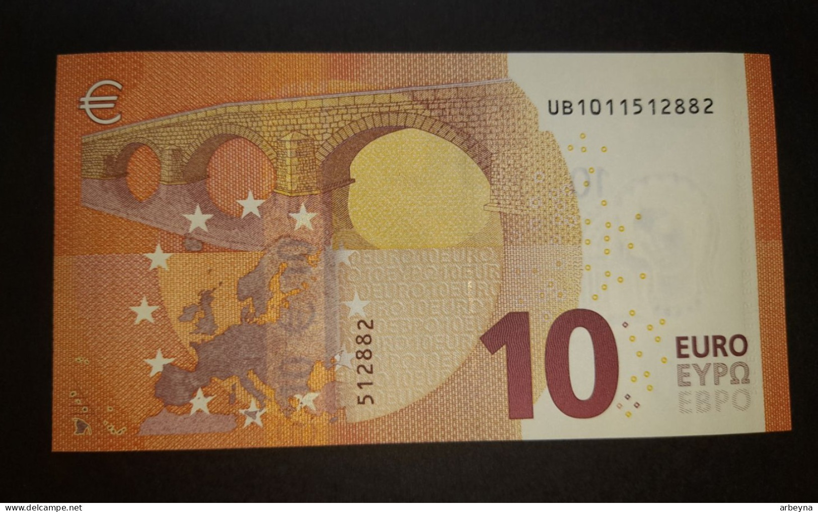France 10UB  U001   UNC   Draghi  Signature - 10 Euro
