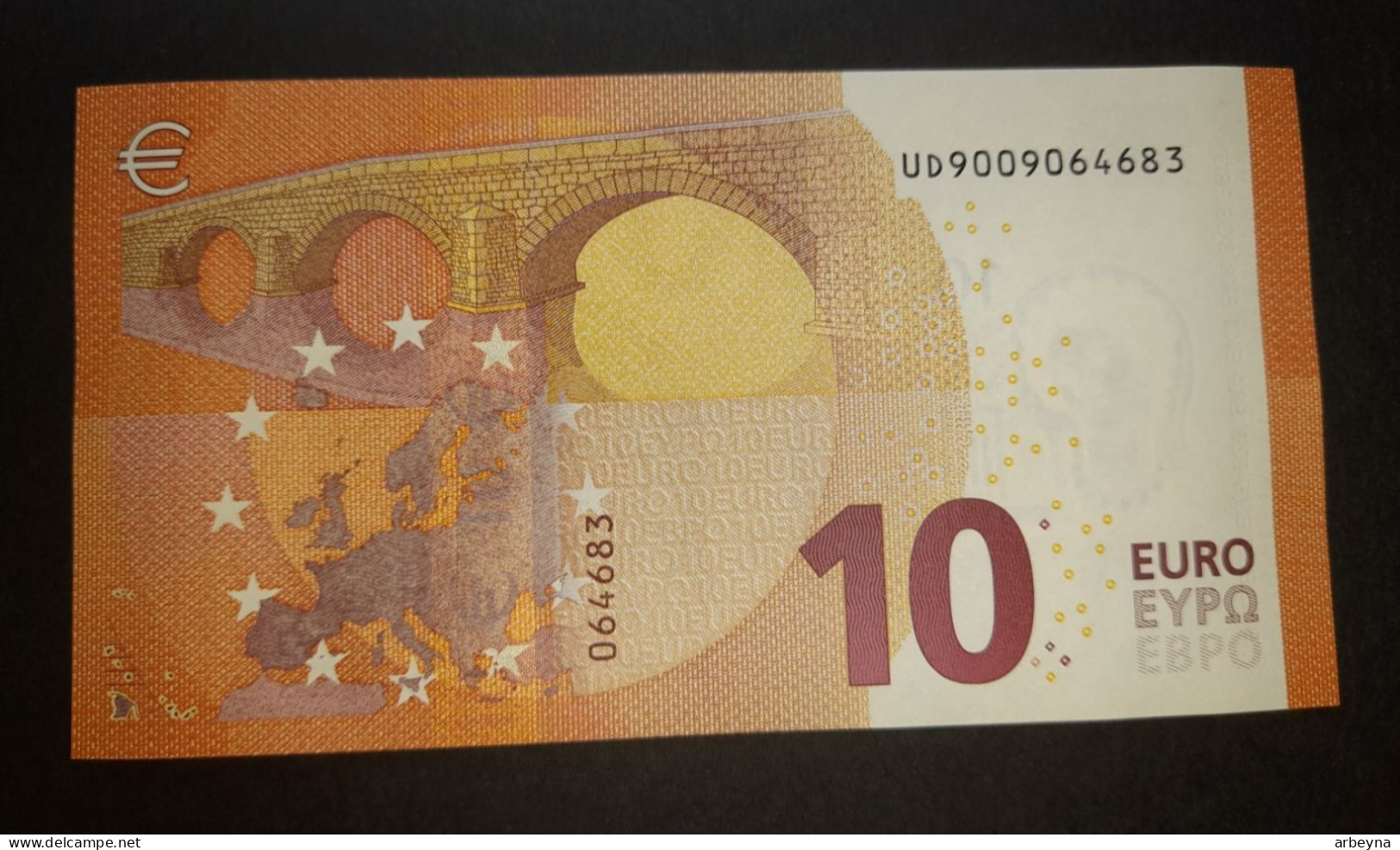 France 10UD  U001   UNC   Draghi  Signature - 10 Euro