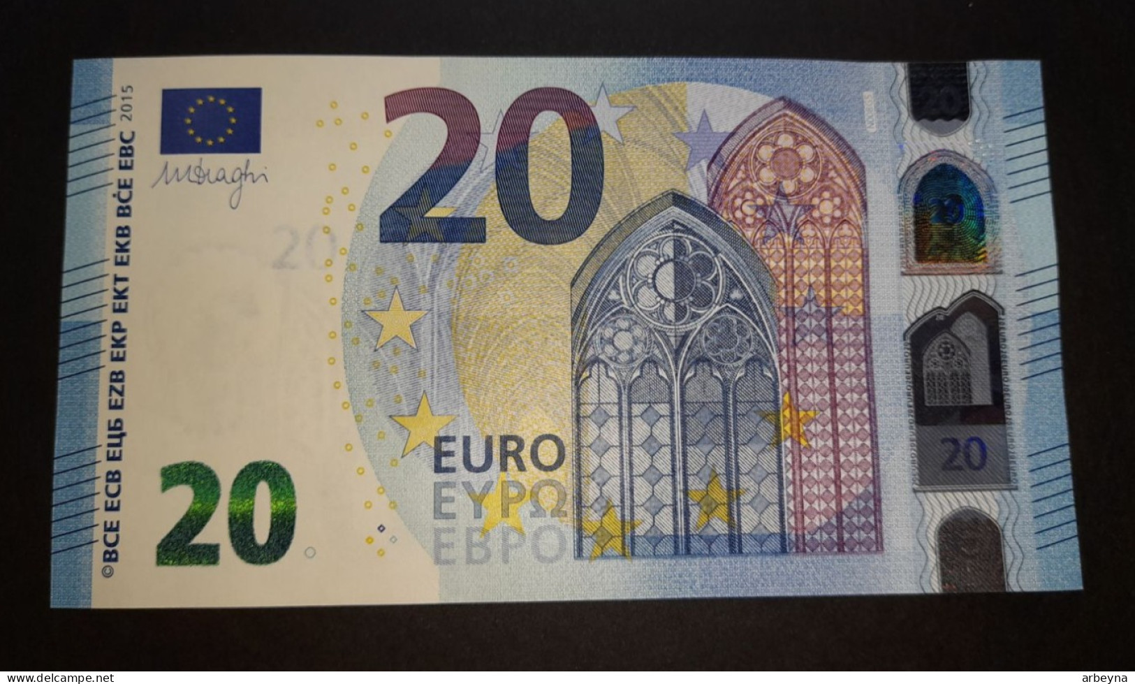 Austria 20NB N008 UNC Draghi  Signature - 20 Euro