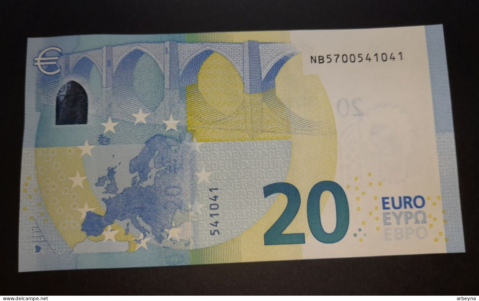 Austria 20NB N008 UNC Draghi  Signature - 20 Euro