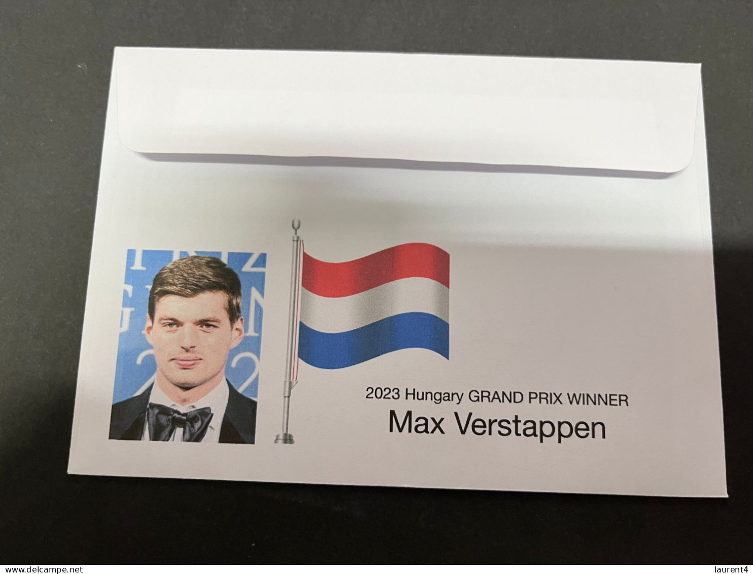 28-8-2023 (3 T 28) Formula One - 2023 Hungary Grand Prix - Winner Max Verstappen (23 July 2023) OZ Formula I Stamp - Sonstige & Ohne Zuordnung