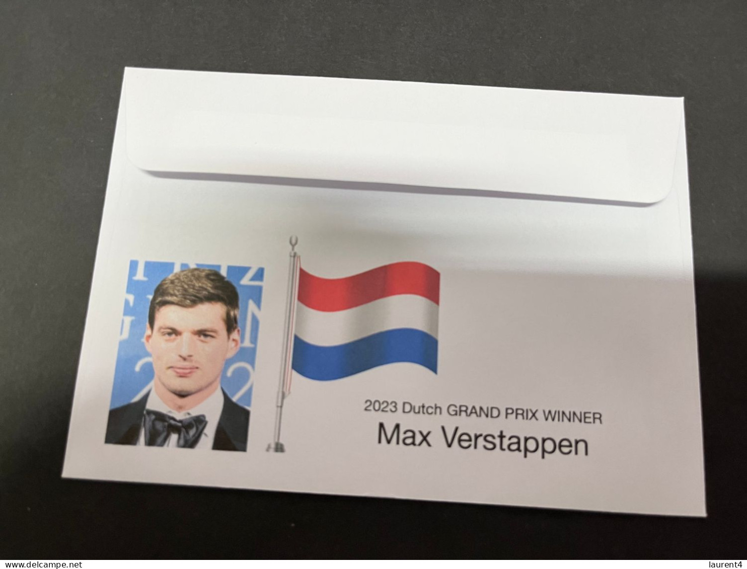 28-8-2023 (3 T 28) Formula One - 2023 Netherlands Grand Prix - Winner Max Verstappen (27 August 2023) OZ Formula I Stamp - Autres & Non Classés