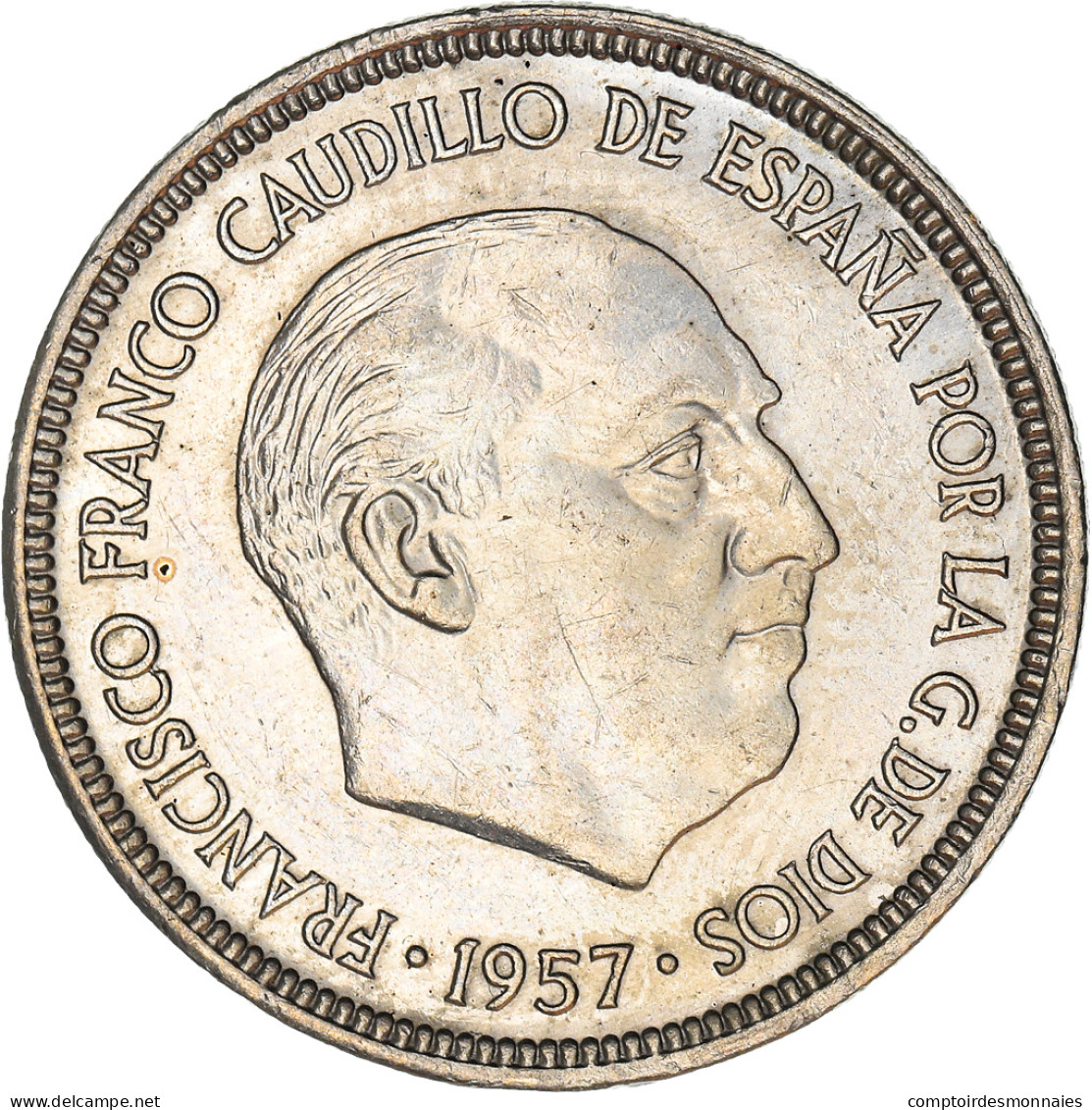 Monnaie, Espagne, Caudillo And Regent, 5 Pesetas, 1974, TTB+, Cupro-nickel - 5 Pesetas