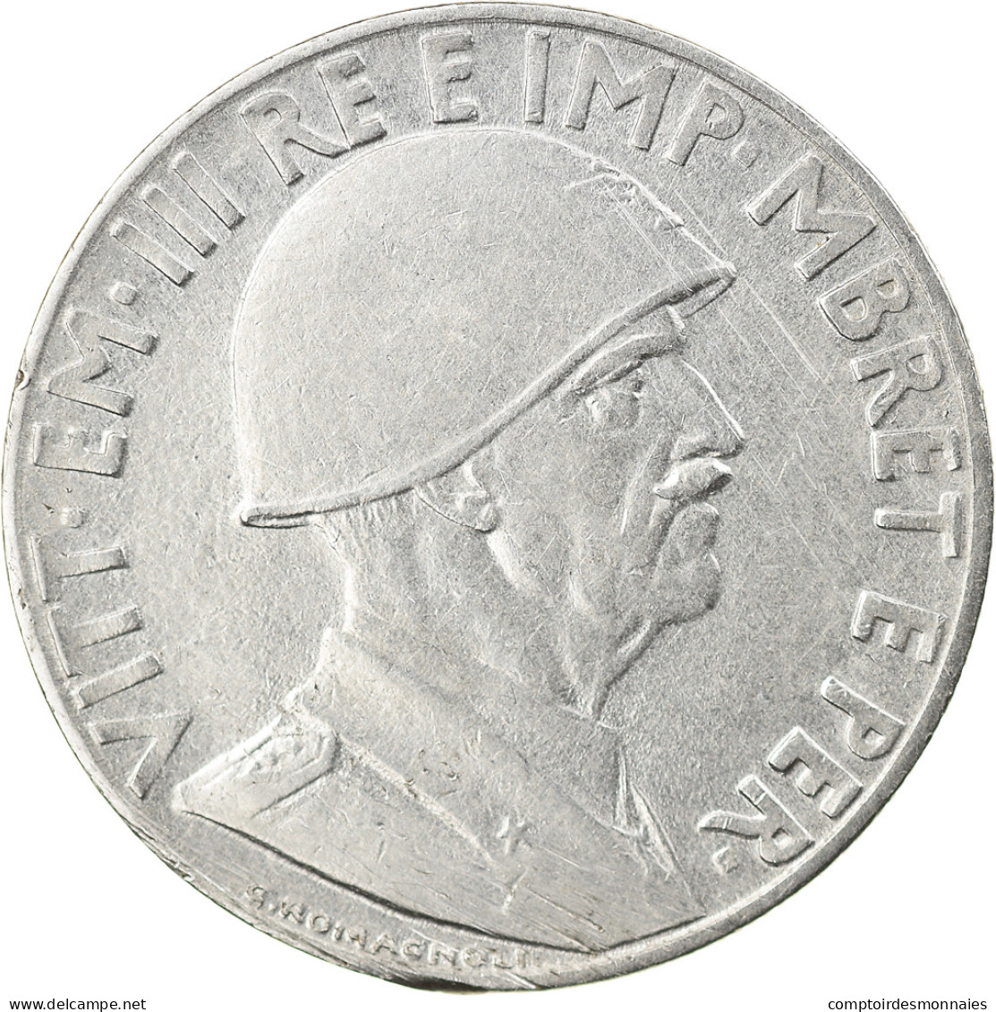 Monnaie, Albania, Vittorio Emanuele III, 0.20 Lek, 1940, Rome, TTB+, Stainless - Albanië