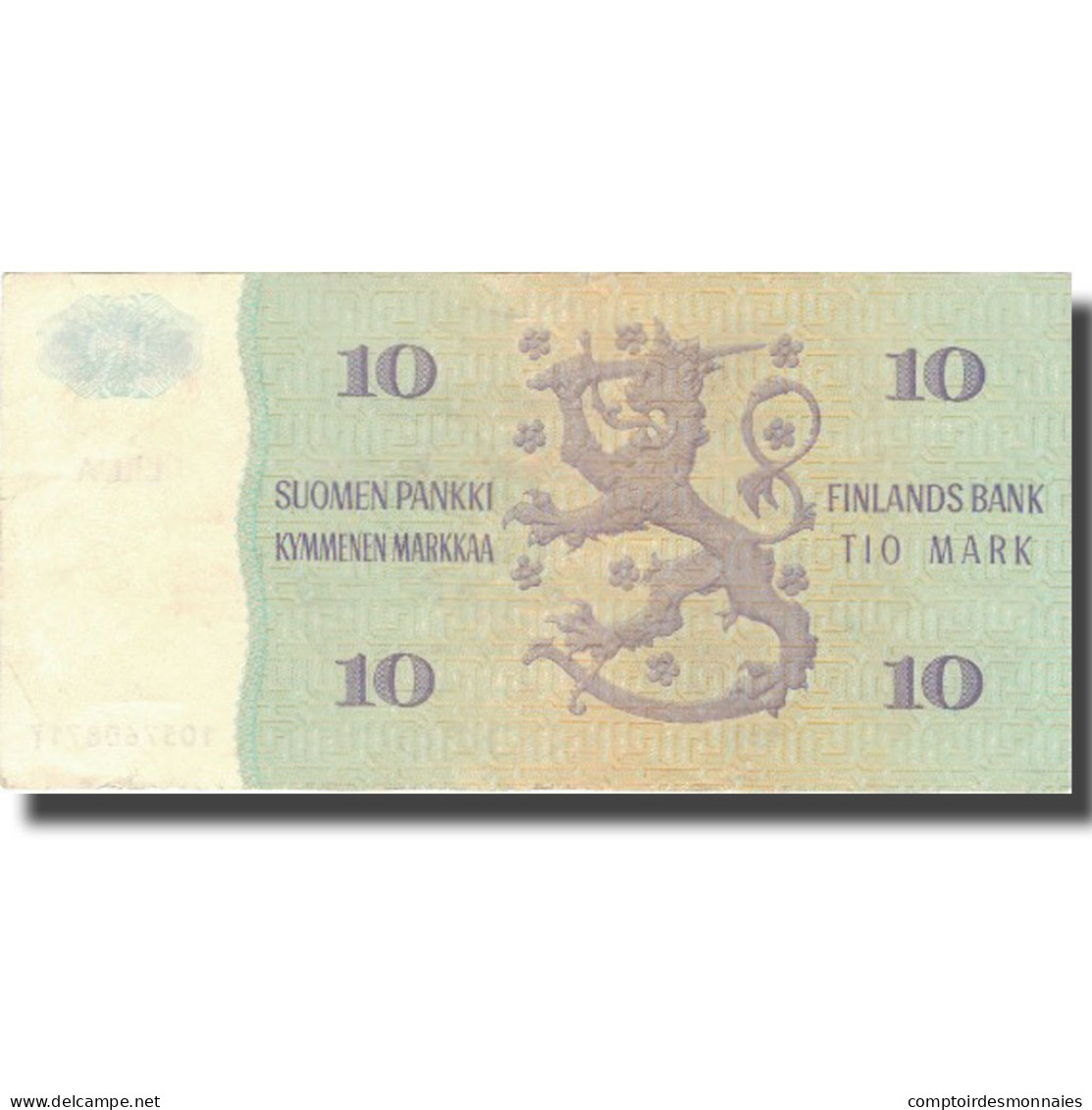 Billet, Finlande, 10 Markkaa, 1980, 1980, KM:104a, TTB - Finlande