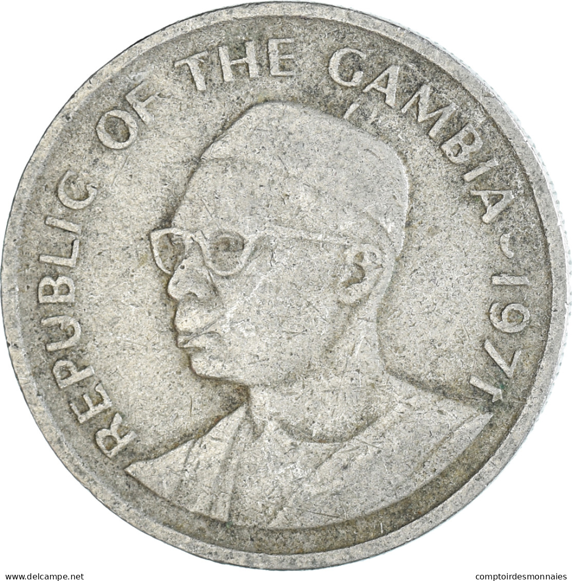 Monnaie, Gambie , 25 Bututs, 1971 - Gambia