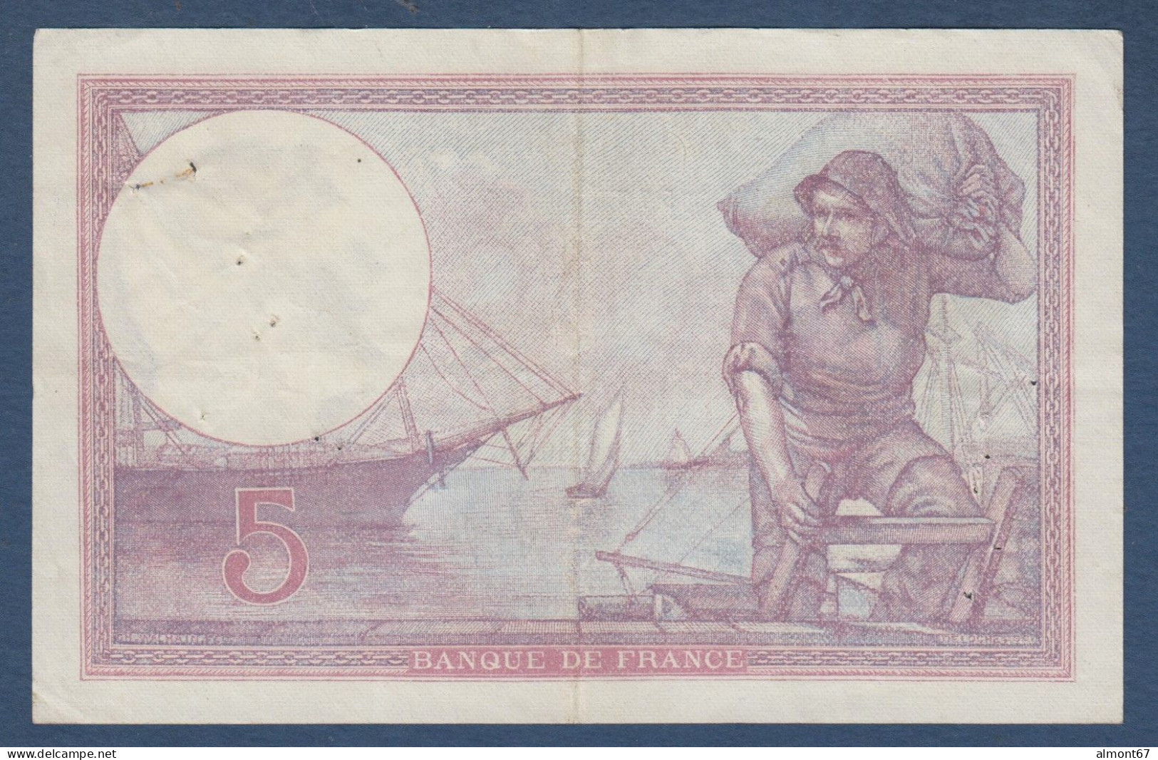 5 Francs  Violet   Du  29 - 5 - 1925 - 5 F 1917-1940 ''Violet''