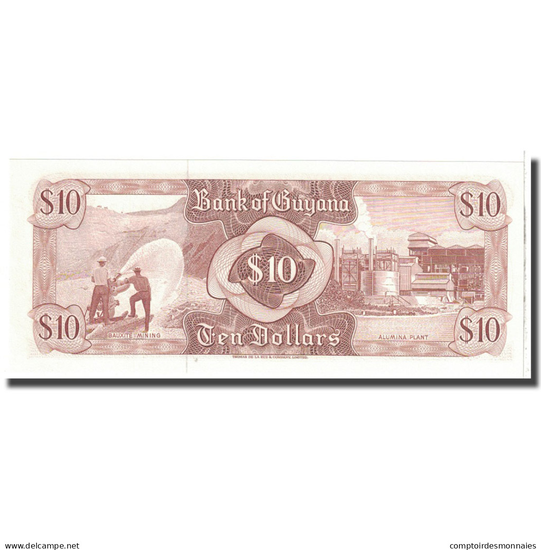 Billet, Guyana, 10 Dollars, 1989, KM:23d, NEUF - Guyana