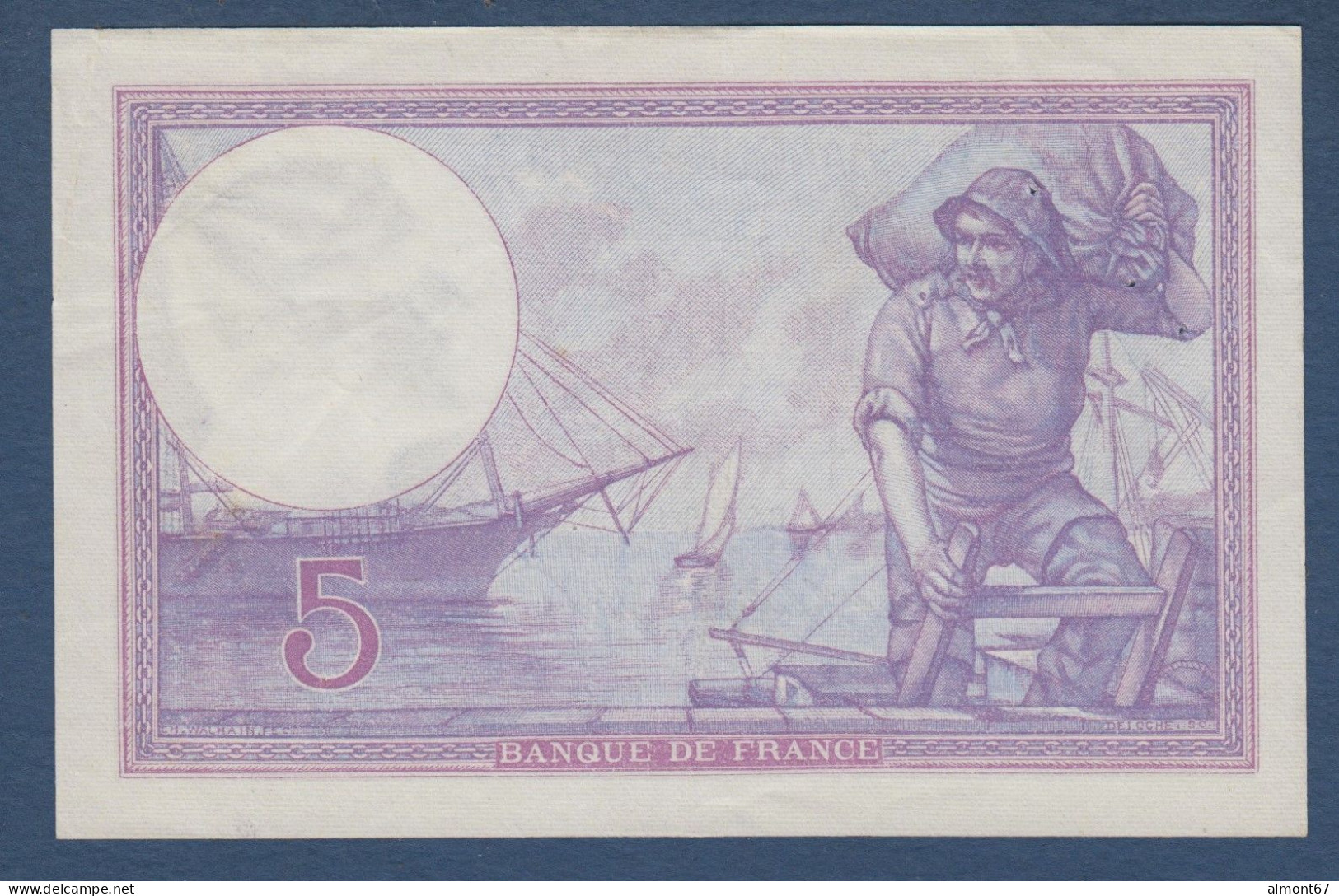 5 Francs  Violet   Du  20 - 12 - 1917 - 5 F 1917-1940 ''Violet''