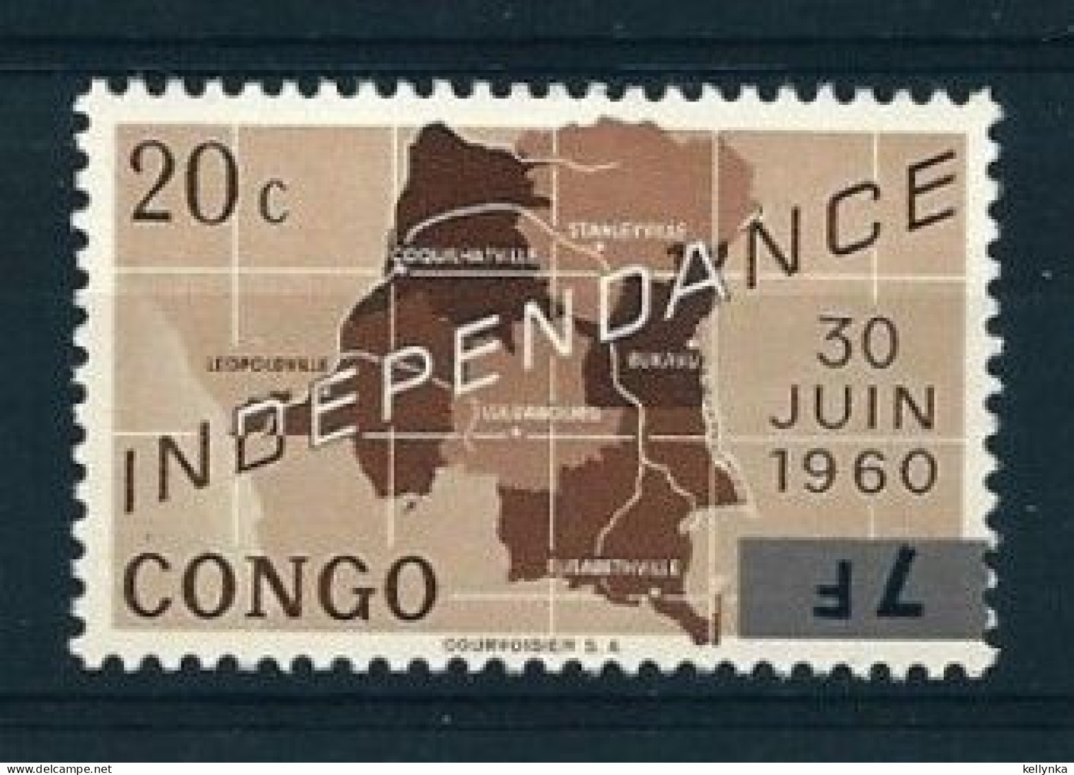 République Du Congo - 542 - Erreur - Surcharge Renversée - Récupération - 1964 - MNH - Other & Unclassified