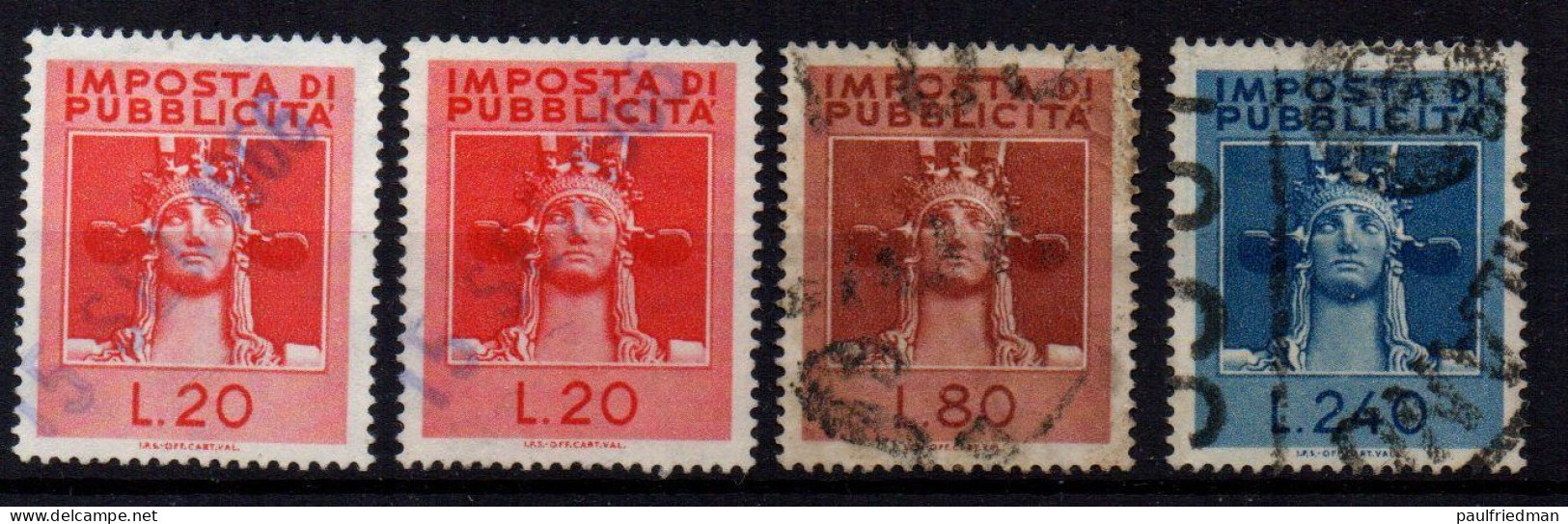 Repubblica 1964 - Marca Imposta Di Pubblicità - Piccolo Lotto - Usati - Fiscales