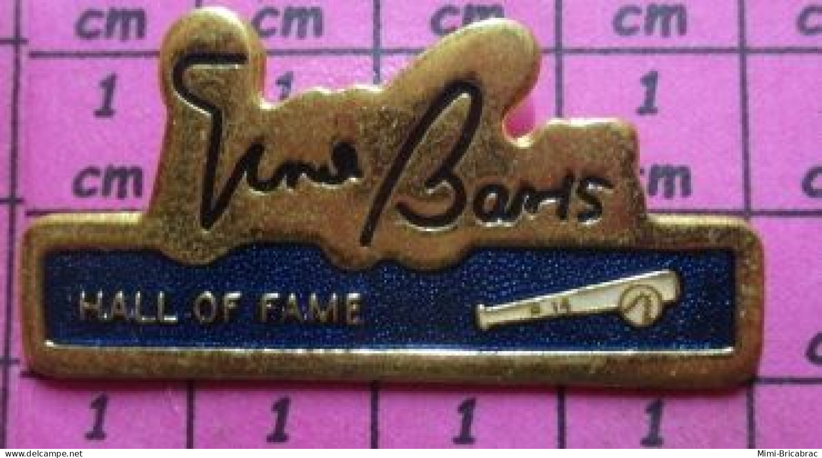 516A Pin's Pins / Beau Et Rare & TB état / SPORTS / BASEBALL HALL OF FAME SIGNATURE ILLISIBLE - Béisbol