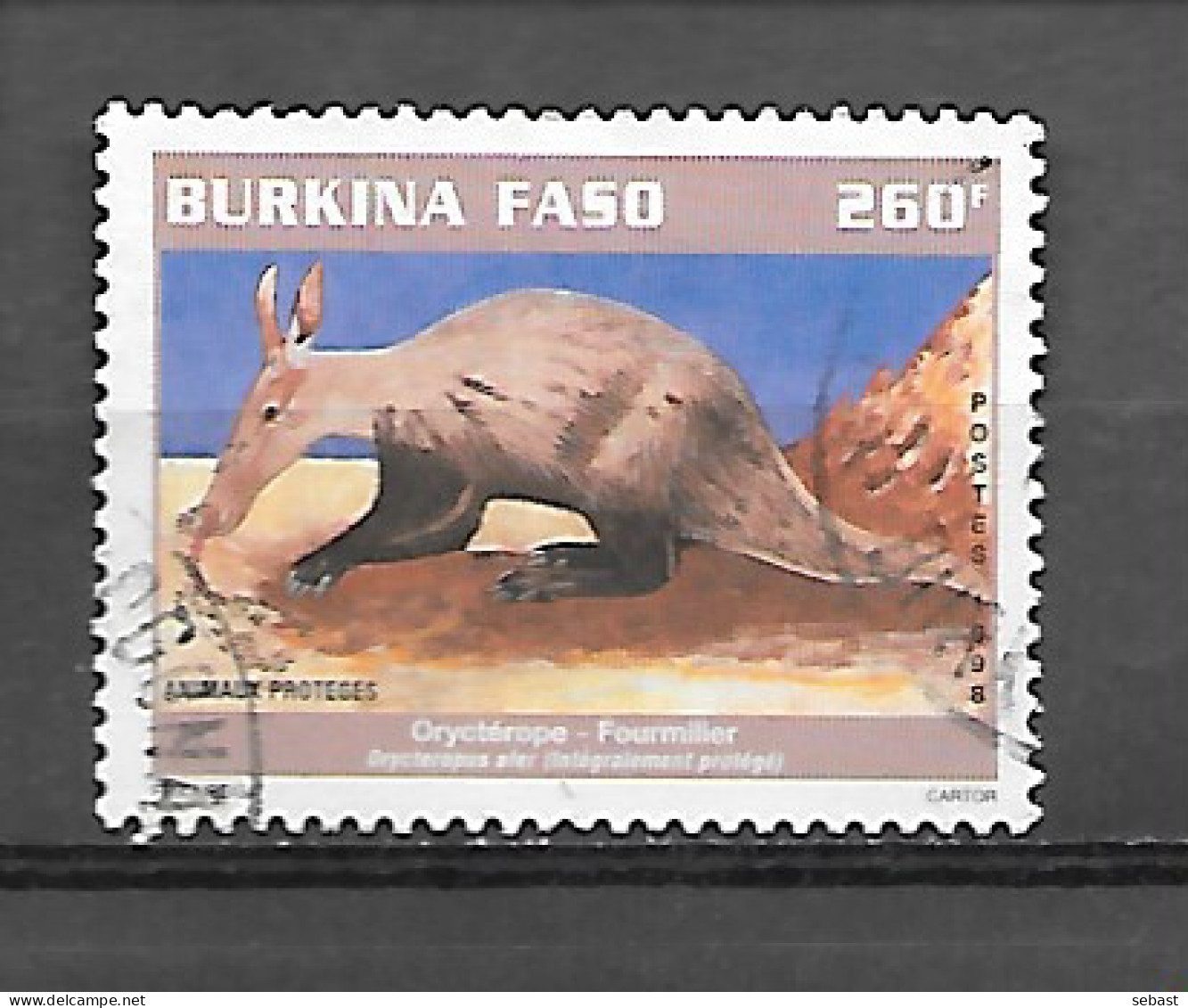 TIMBRE OBLITERE  DU BURKINA DE 1998 N° MICHEL 1505 - Burkina Faso (1984-...)