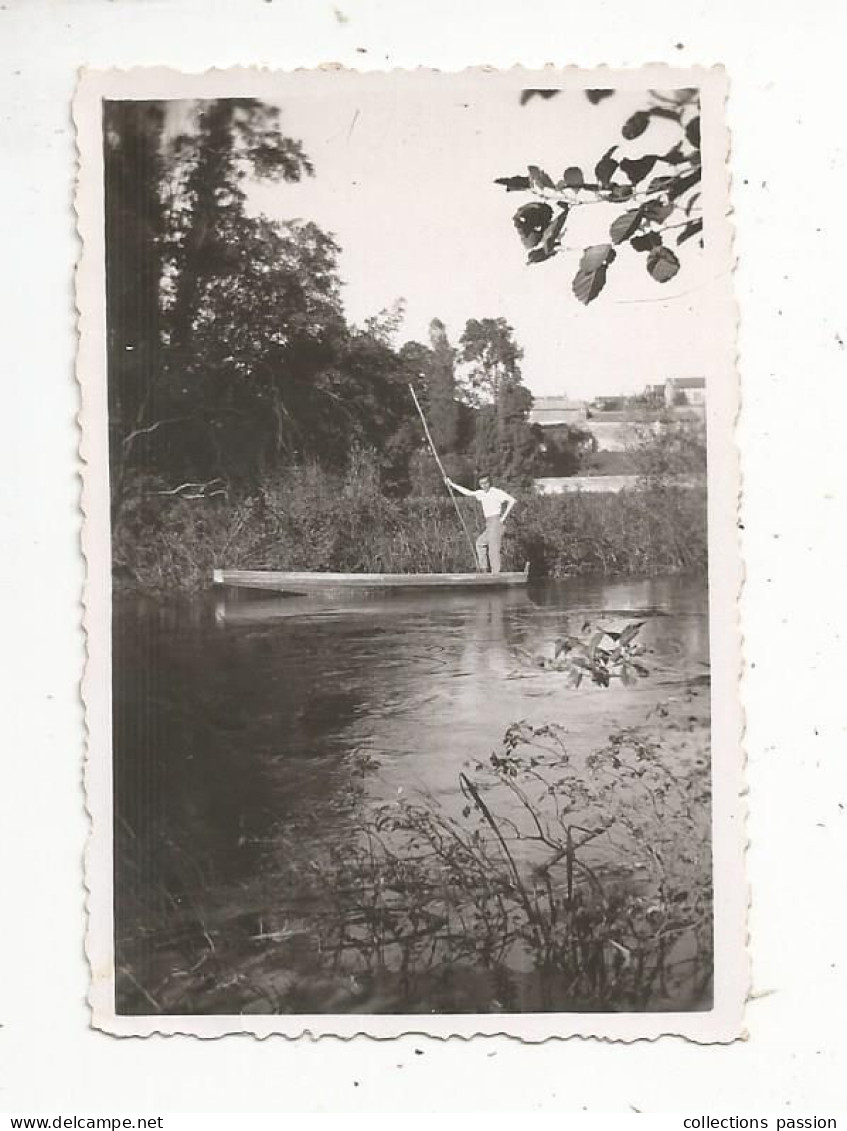 Photographie , Bateaux , Barque, 1935, 90 X 60 Mm - Barche