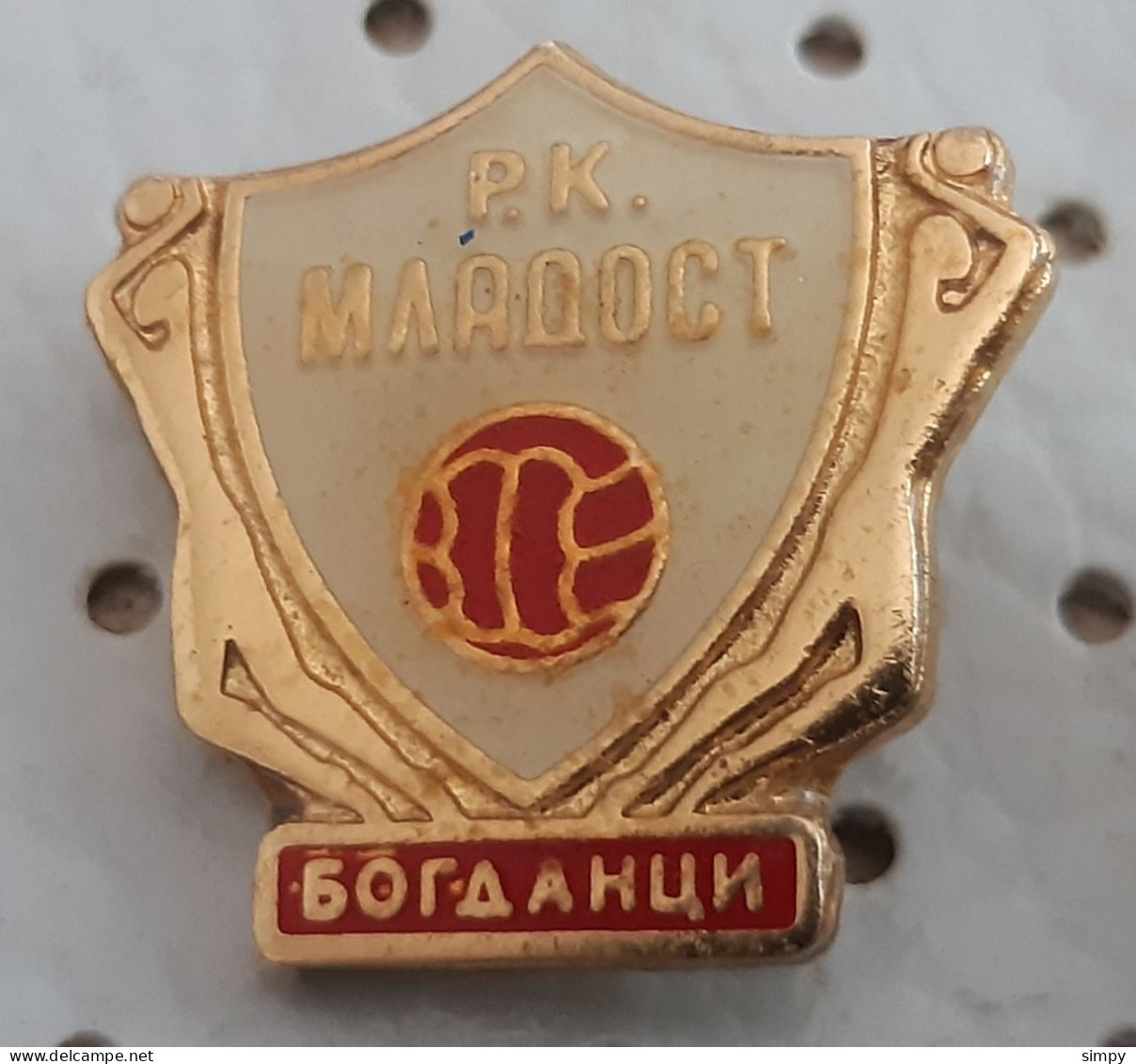 Handball Club RK Mladost Bogdanci Macedonia Ex Yugoslavia  Pin - Handball