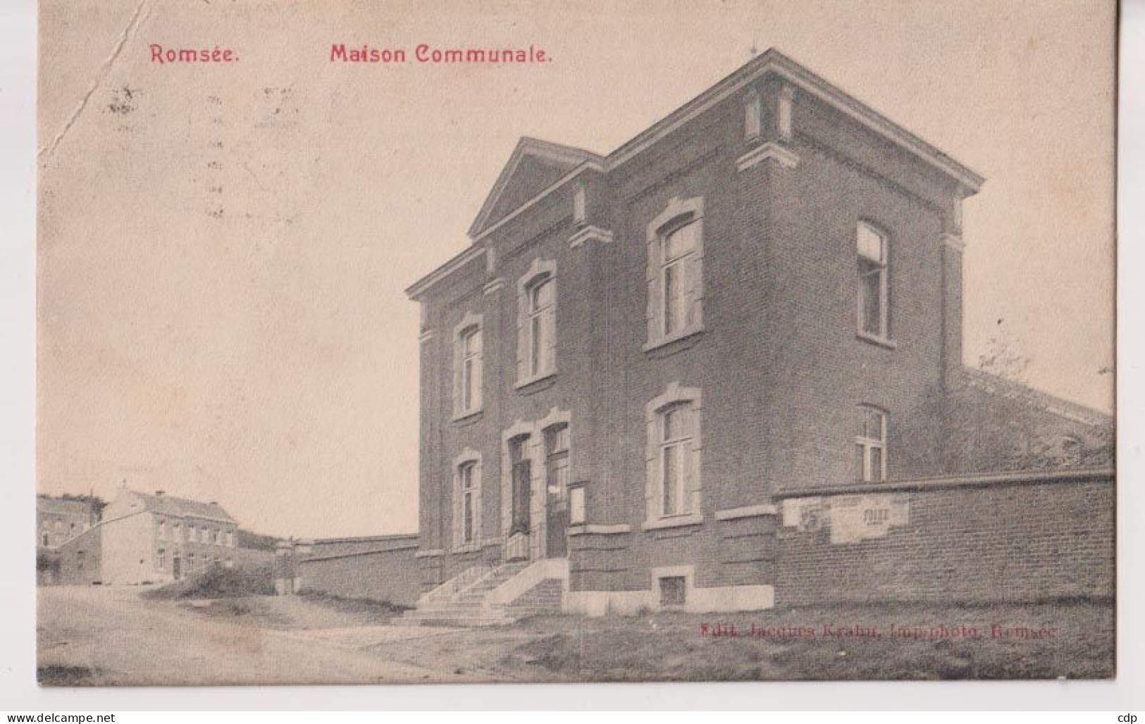 Cpa Romsée   Commune  1911 - Fléron