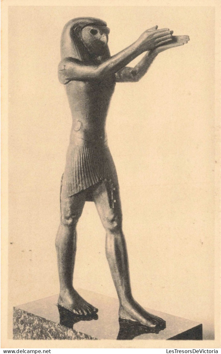 HISTOIRE - Statue D'Horus Dit Horus Posno Bronze - Epôque Néo Mephite - Carte Postale Ancienne - Storia