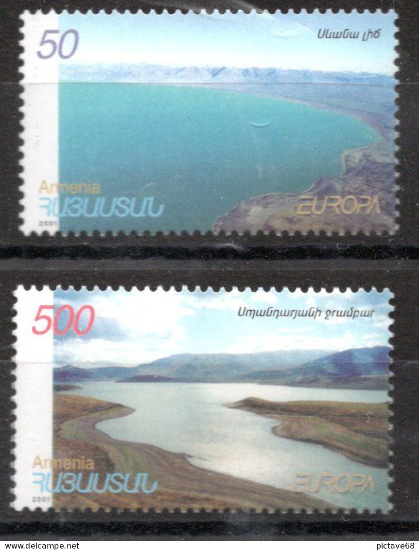 ARMENIE  / EUROPA 2001 /  N° 389 & 390 NEUF * * - Arménie