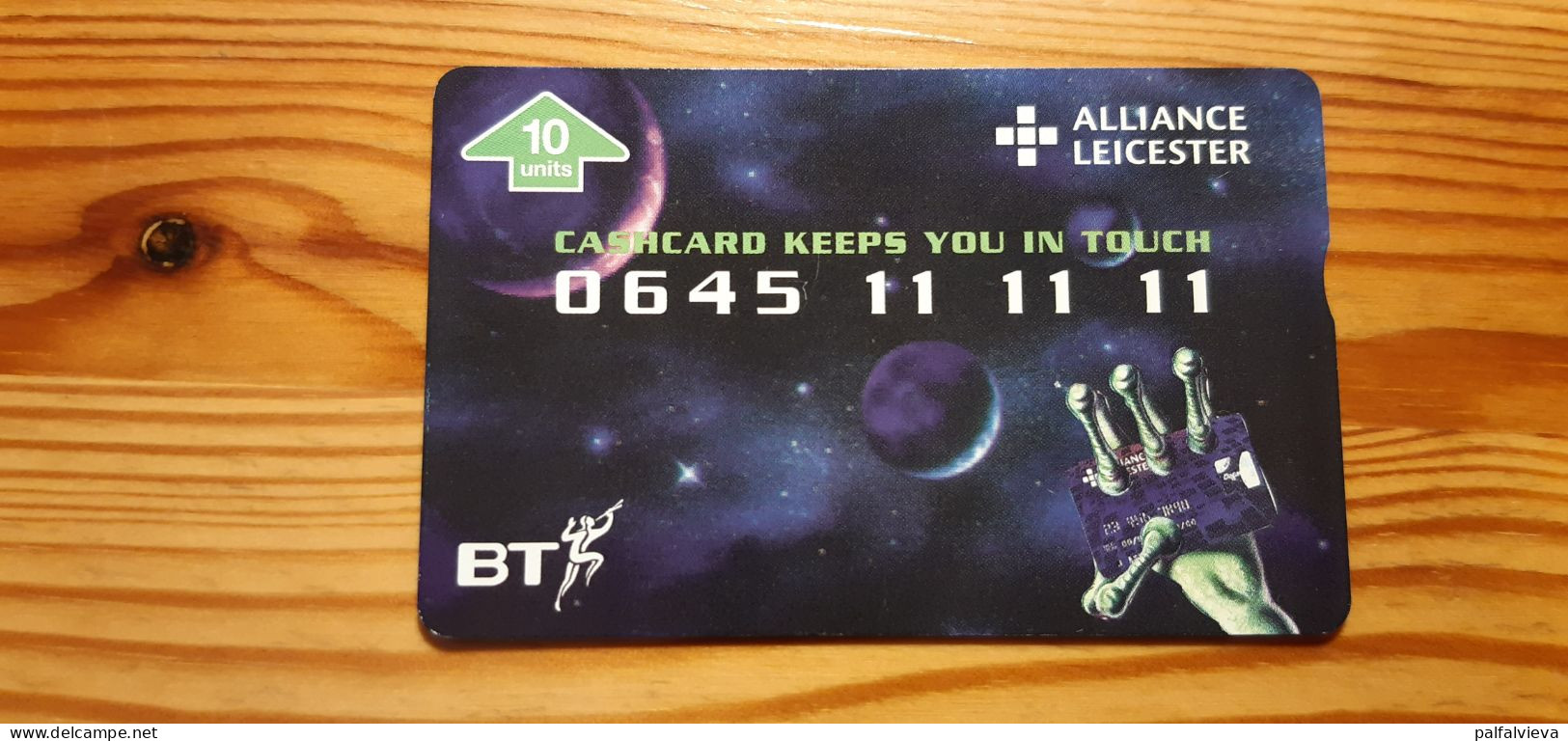 Phonecard United Kingdom, BT 605E - Alliance Leicester - BT Advertising Issues