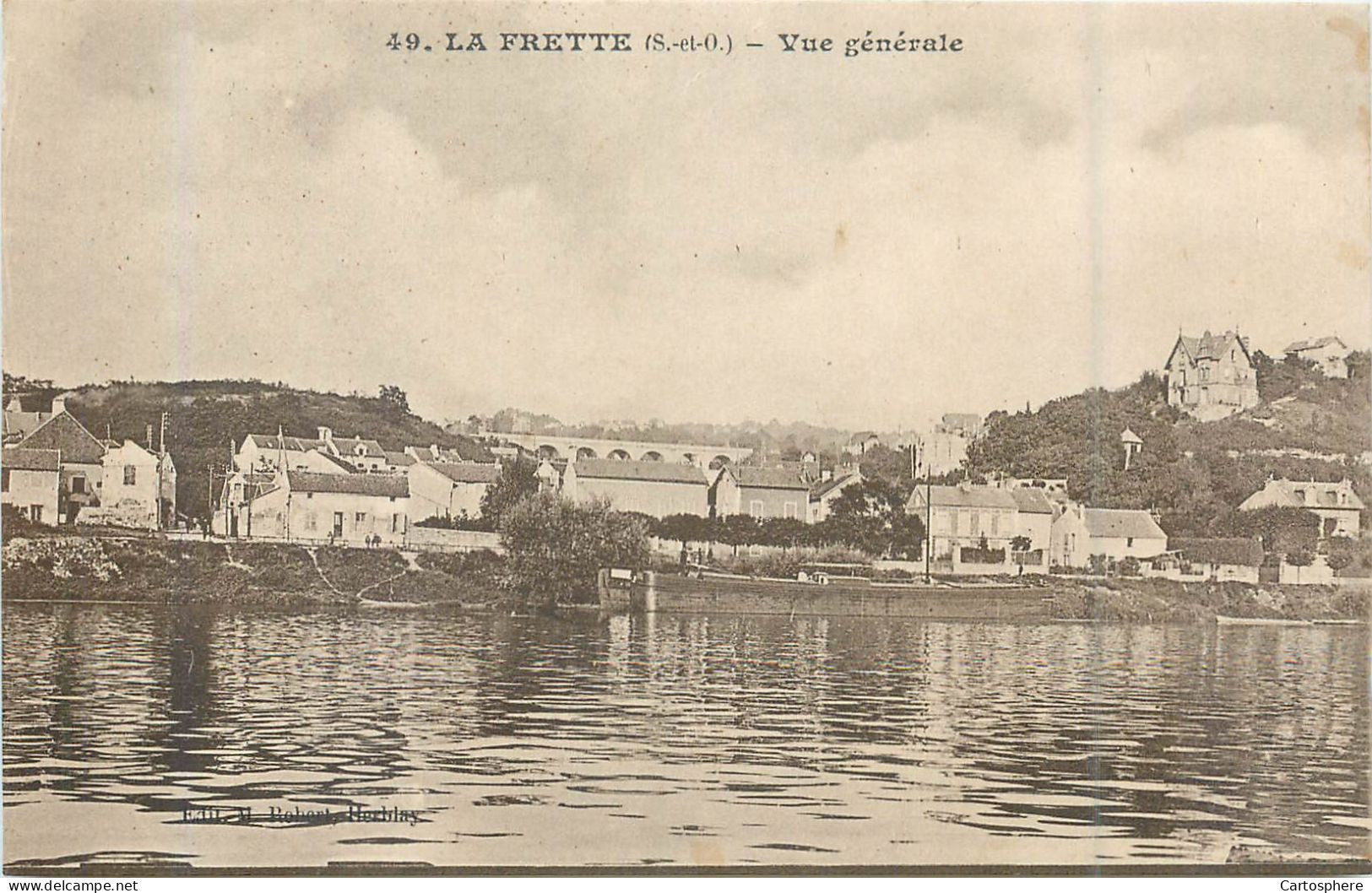 CPA 95 Val D'Oise > La Frette Vue Générale - La Frette-sur-Seine