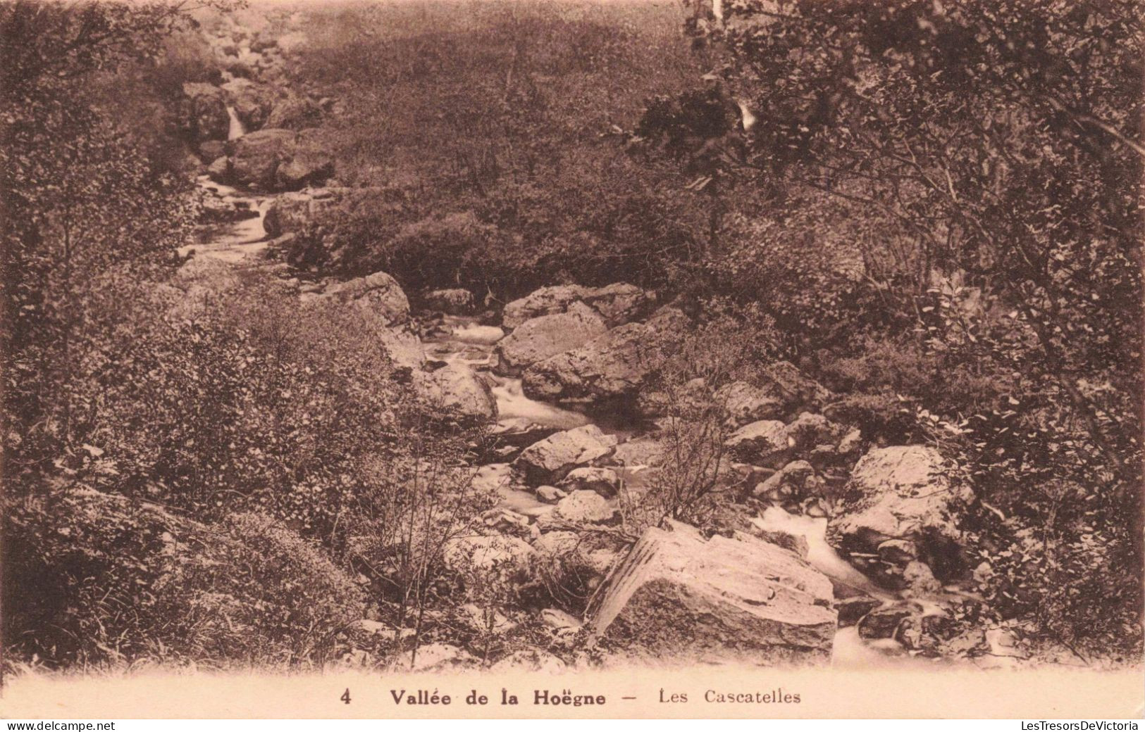 BELGIQUE - Vallée De La Hoëgne - Les Cascades -  Carte Postale Ancienne - Verviers