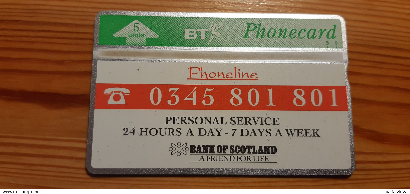 Phonecard United Kingdom, BT 404B - Bank Of Scotland 54.100 Ex. - BT Emissions Publicitaires