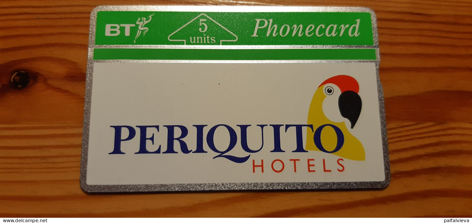 Phonecard United Kingdom, BT 262H - Periquito Hotels, Parrot 4.500 Ex. - BT Edición Publicitaria