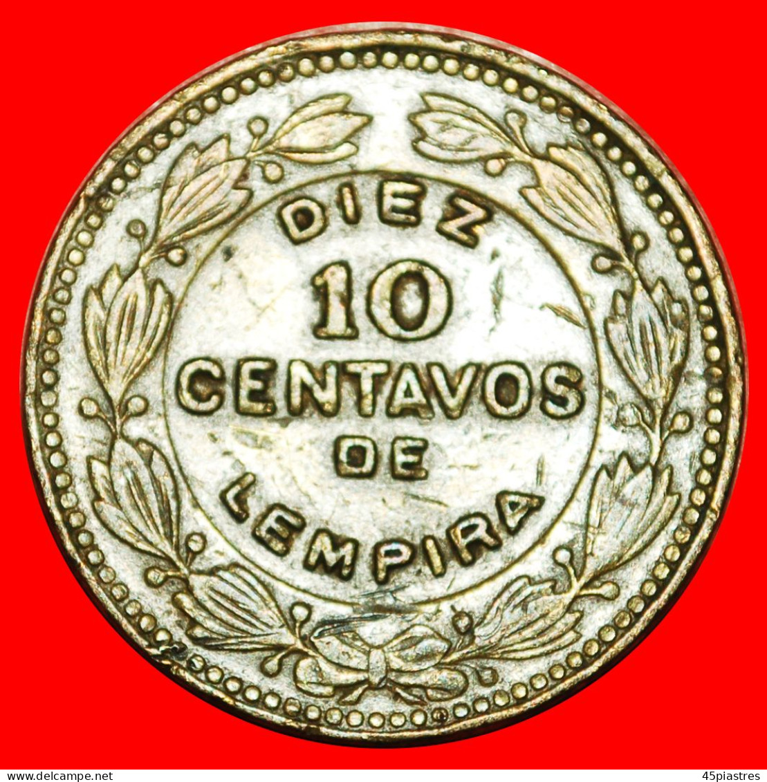 * YELLOW (1976-1995): HONDURAS  10 CENTAVOS DE LEMPIRA 1976! · LOW START! · NO RESERVE! - Honduras