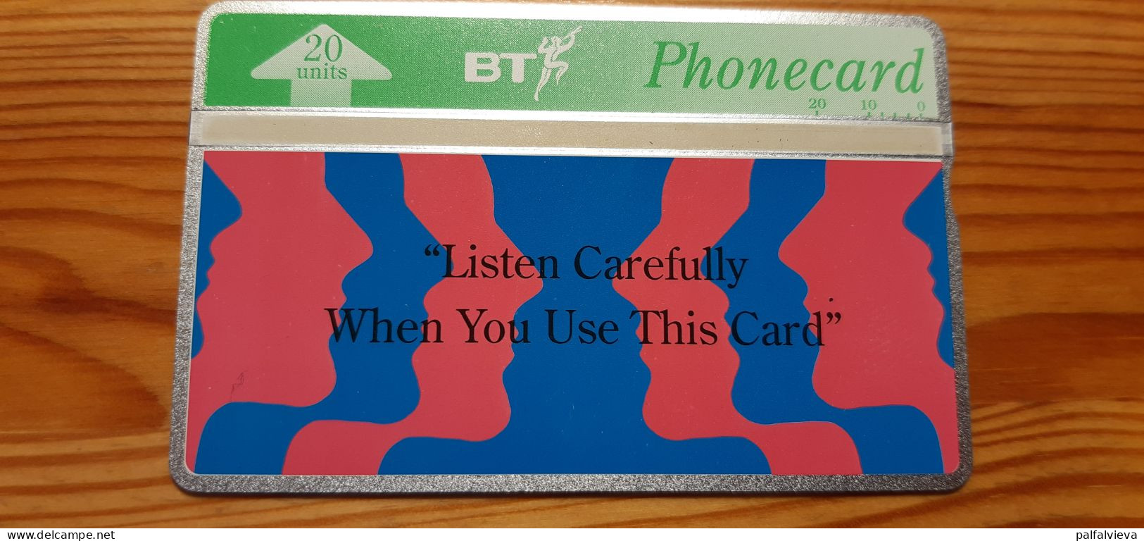 Phonecard United Kingdom, BT 322K - Listen Carefully 6.000 Ex. - BT Emissioni Pubblicitarie